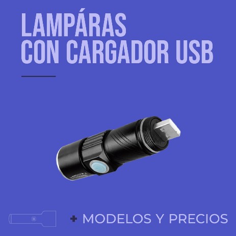 lampara de mano para recargase en computadora