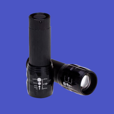 lampara led economica de mano en aluminio