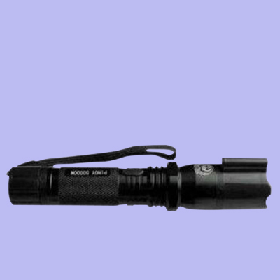 lampara led recargable con apuntador laser